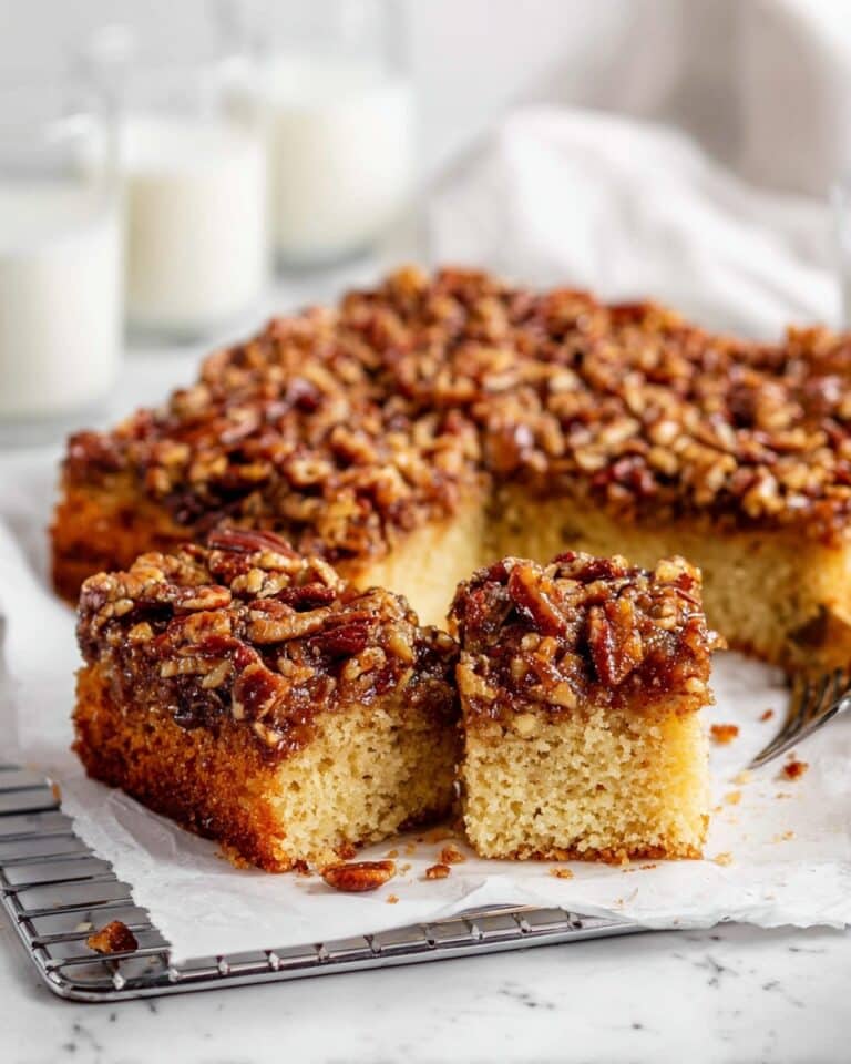 Pecan Upside-Down Cake Recipe