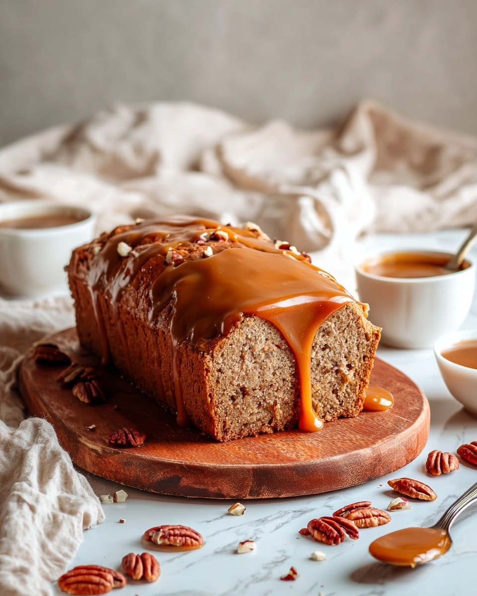Rich Brown Butter Pumpkin Bread with a Salted Maple Glaze Recipe - Recipe Image