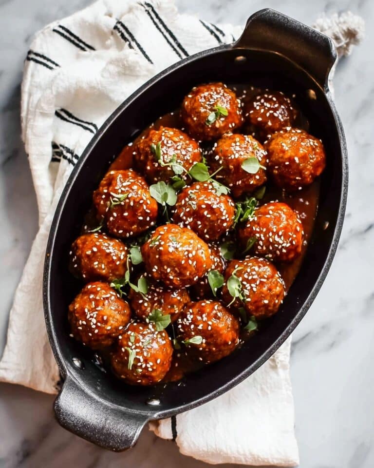 Hoisin Glazed Asian Turkey Meatballs Recipe