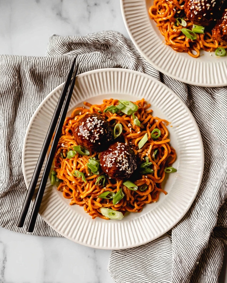Hoisin Glazed Asian Turkey Meatballs Recipe - Recipe Image