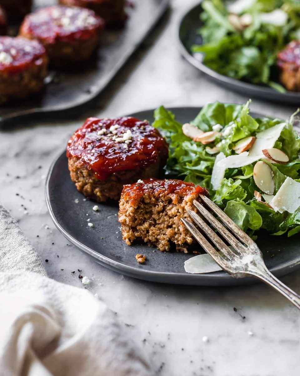 Mini Meatloaf with Sweet and Spicy Glaze Recipe - Recipe Image