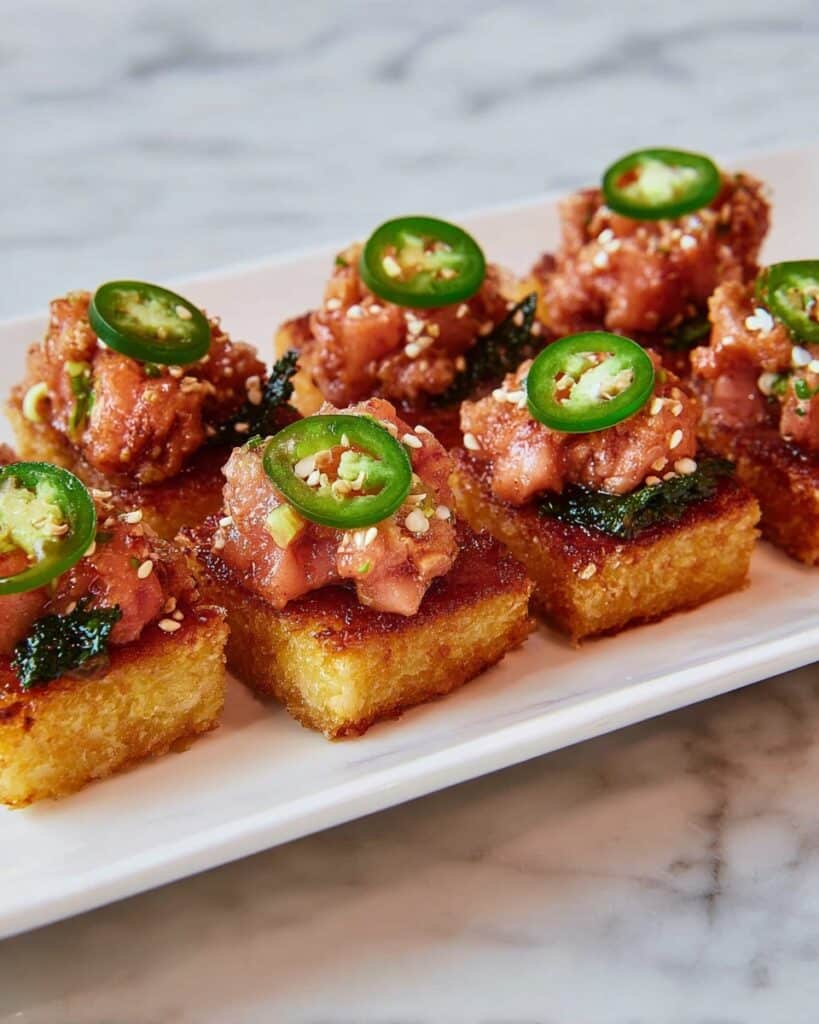 Crispy Rice with Spicy Salmon Recipe