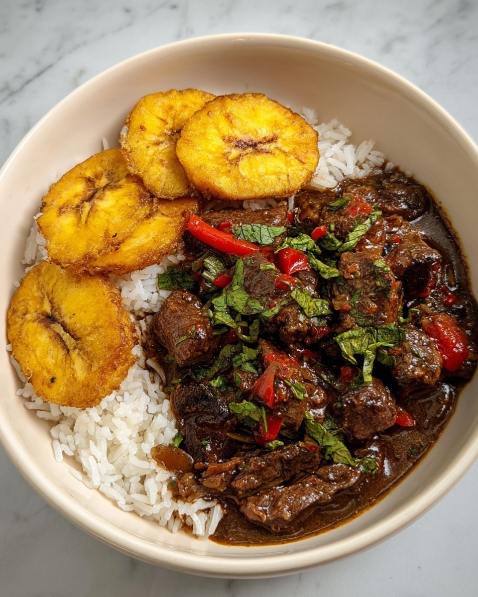 Puerto Rican Pepper Steak Recipe - Recipe Image