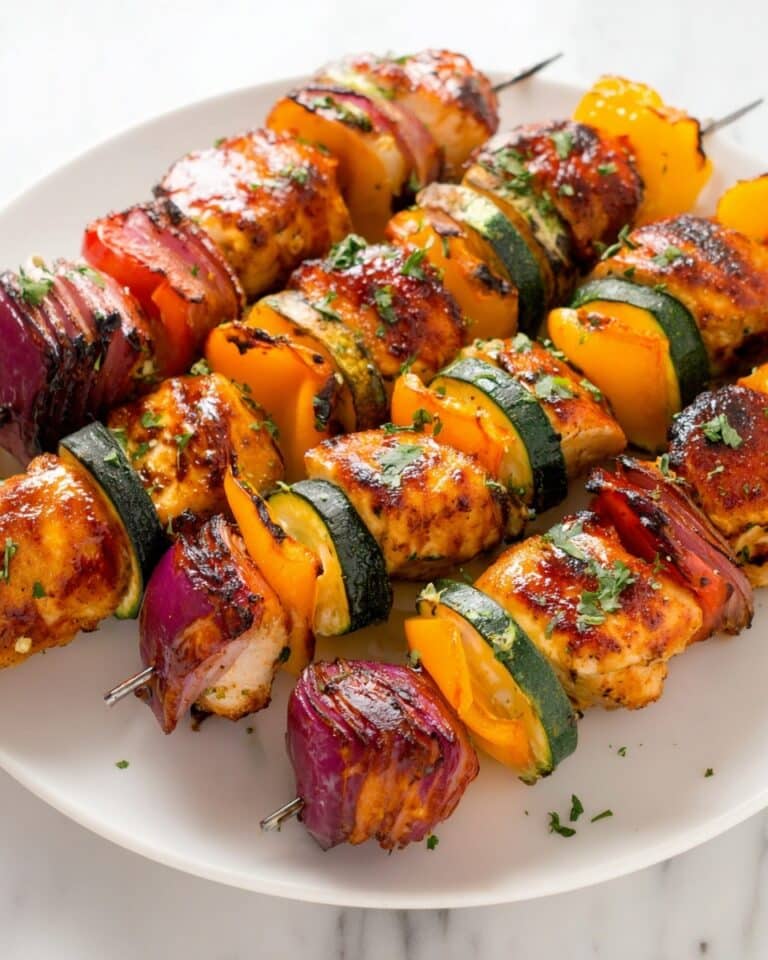 Easy Air Fryer Chicken Kabobs Recipe