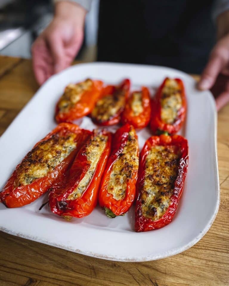 Greek Stuffed Peppers with Feta and Herbs Recipe