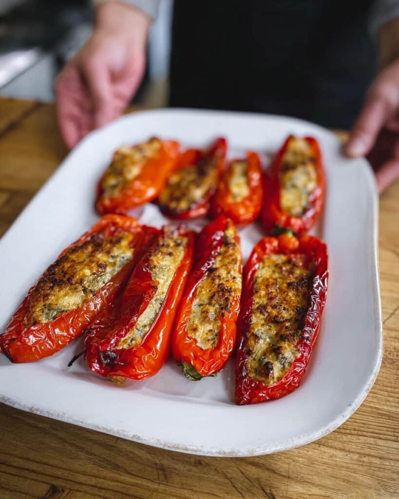Greek Stuffed Peppers with Feta and Herbs Recipe