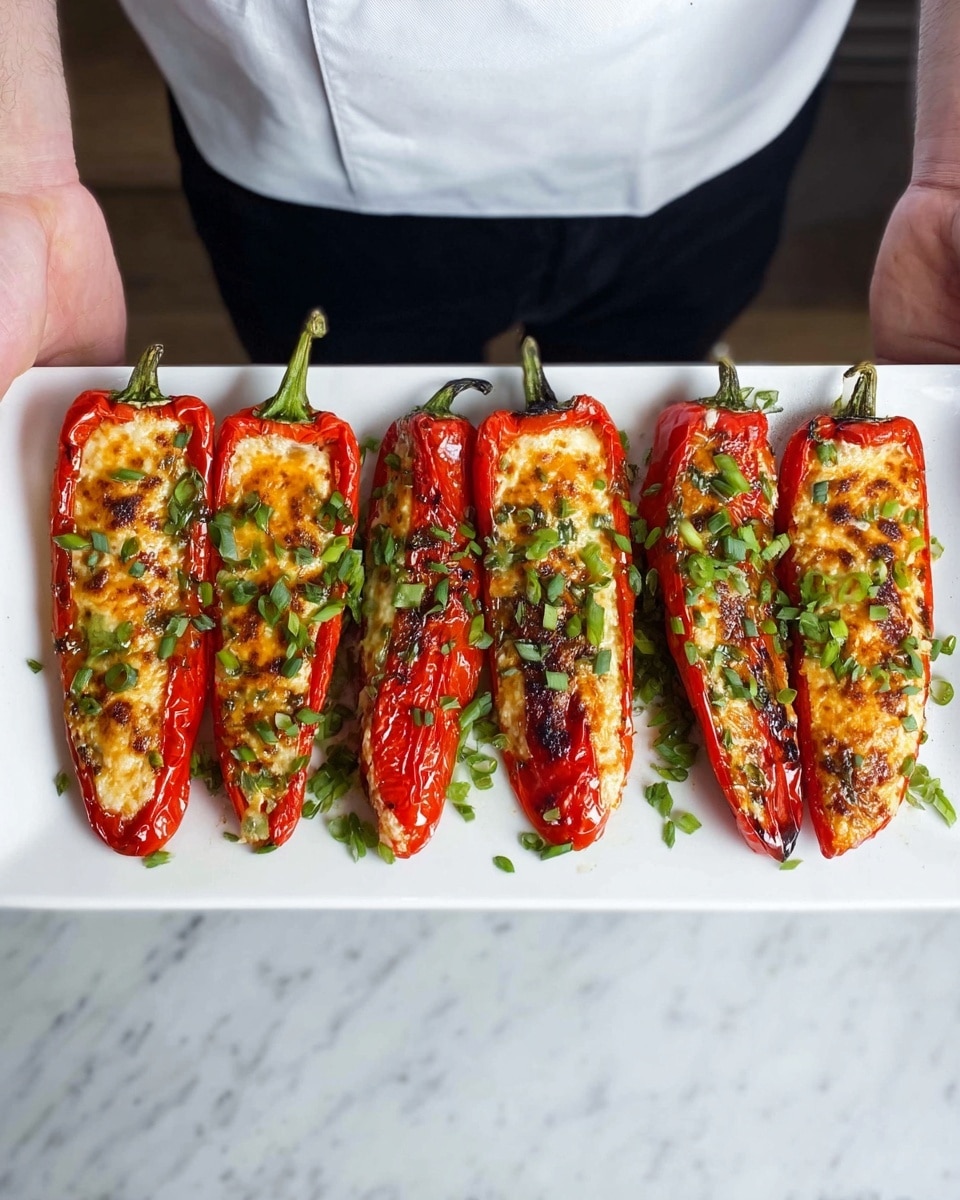 Greek Stuffed Peppers with Feta and Herbs Recipe - Recipe Image