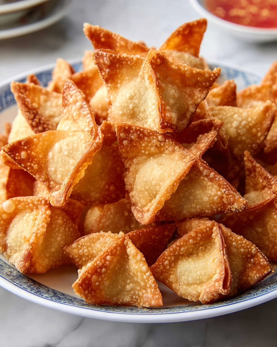 Crab Rangoons with Cream Cheese and Sweet Chili Dipping Sauce Recipe - Recipe Image