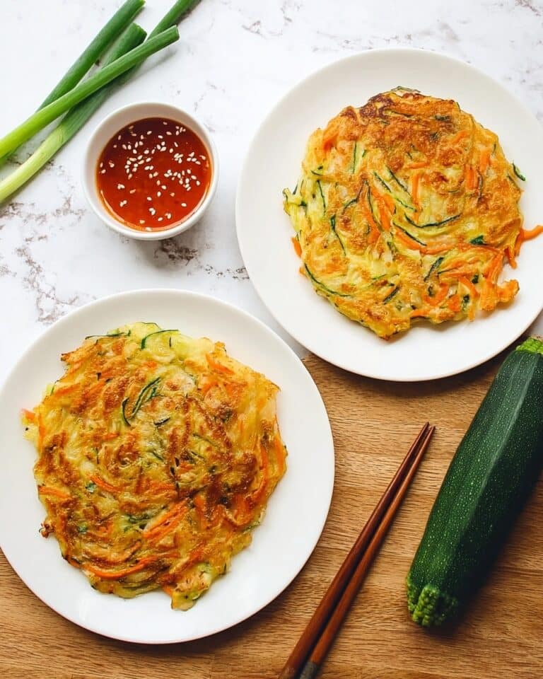 Vegan Yachaejeon (Korean Vegetable Pancakes) Recipe