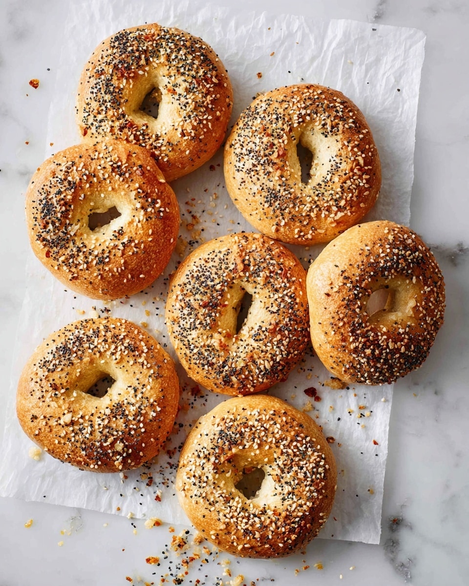 Homemade Bagels with Maple Syrup and Sea Salt Recipe - Recipe Image