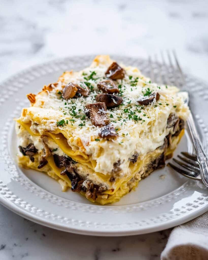 Incredible Mushroom Lasagna Recipe