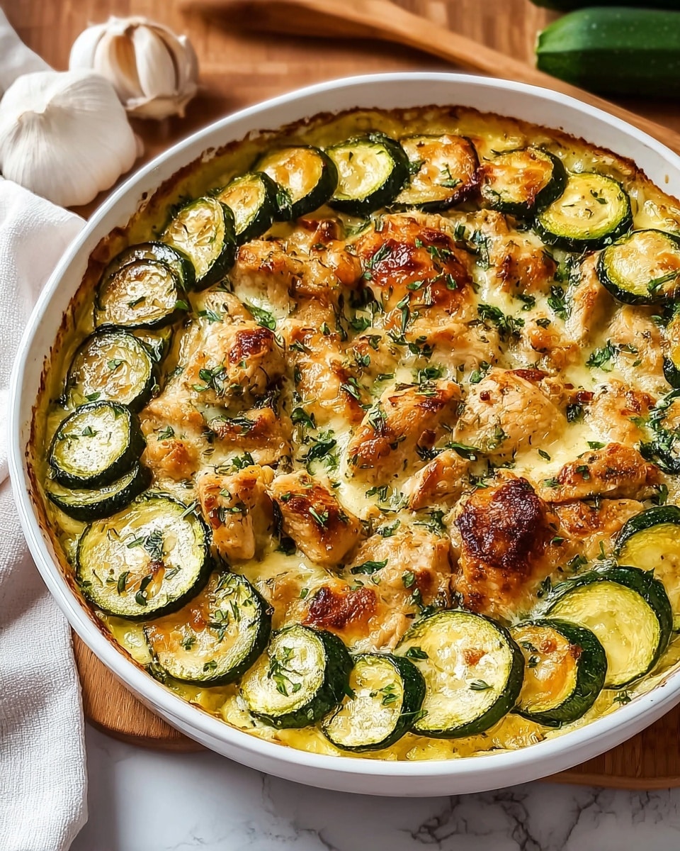 Easy Chicken Zucchini Bake Recipe - Recipe Image