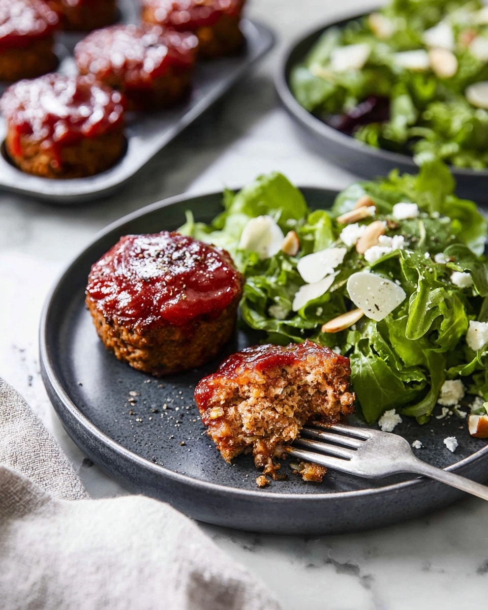Mini Meatloaf with Sweet and Spicy Glaze Recipe