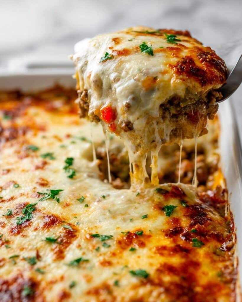 Easy Philly Cheesesteak Casserole Recipe