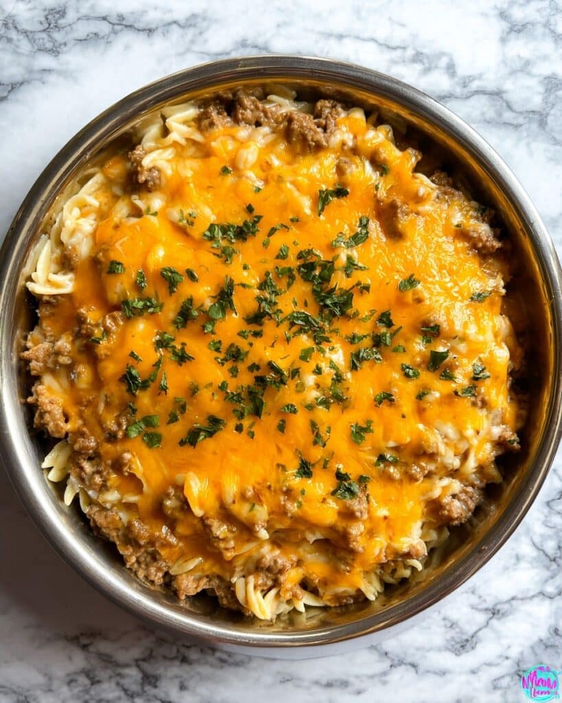 Lazy Slow Cooker Hamburger Hash Recipe