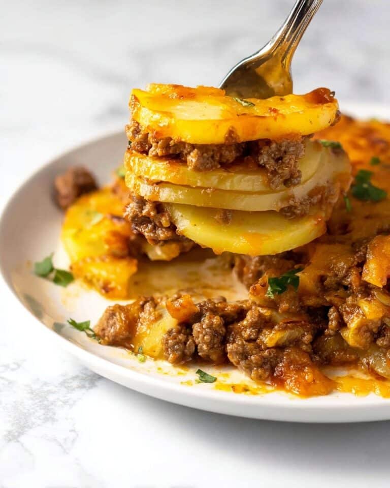 Creamy One-Pot Beef and Potato Casserole Recipe