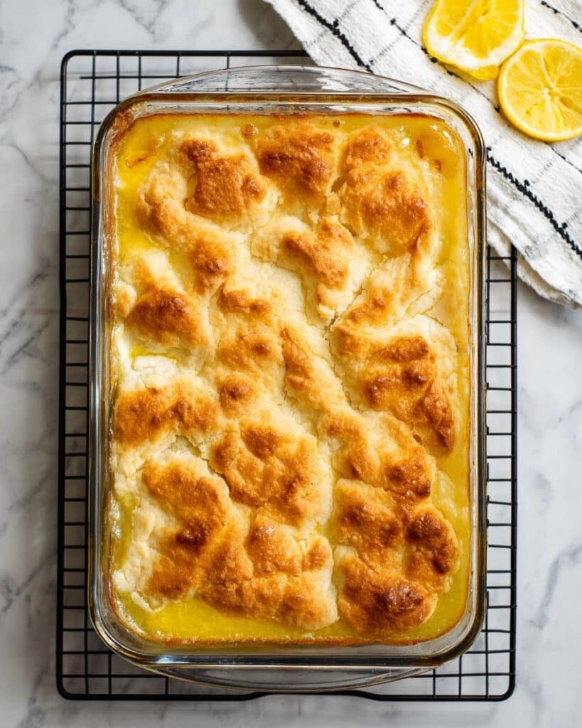 Gooey Lemon Cobbler Recipe
