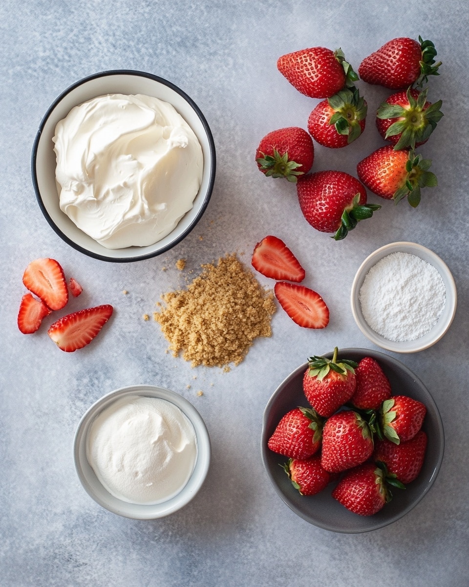 Cheesecake Deviled Strawberries Recipe - Recipe Image
