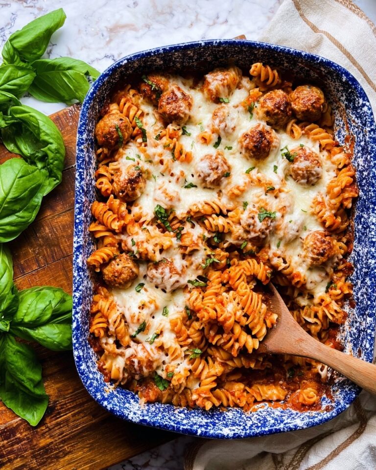 Dump and Bake Meatball Casserole Recipe