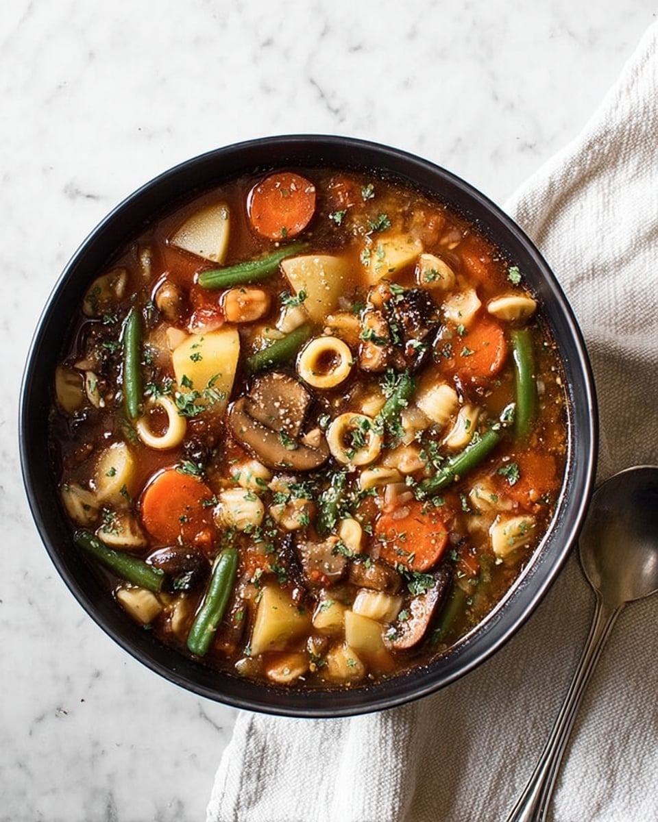 Easy Vegetable Beef Soup Recipe - Recipe Image