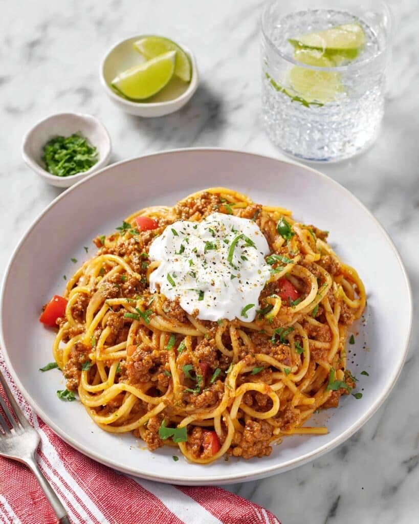 Taco Spaghetti Recipe