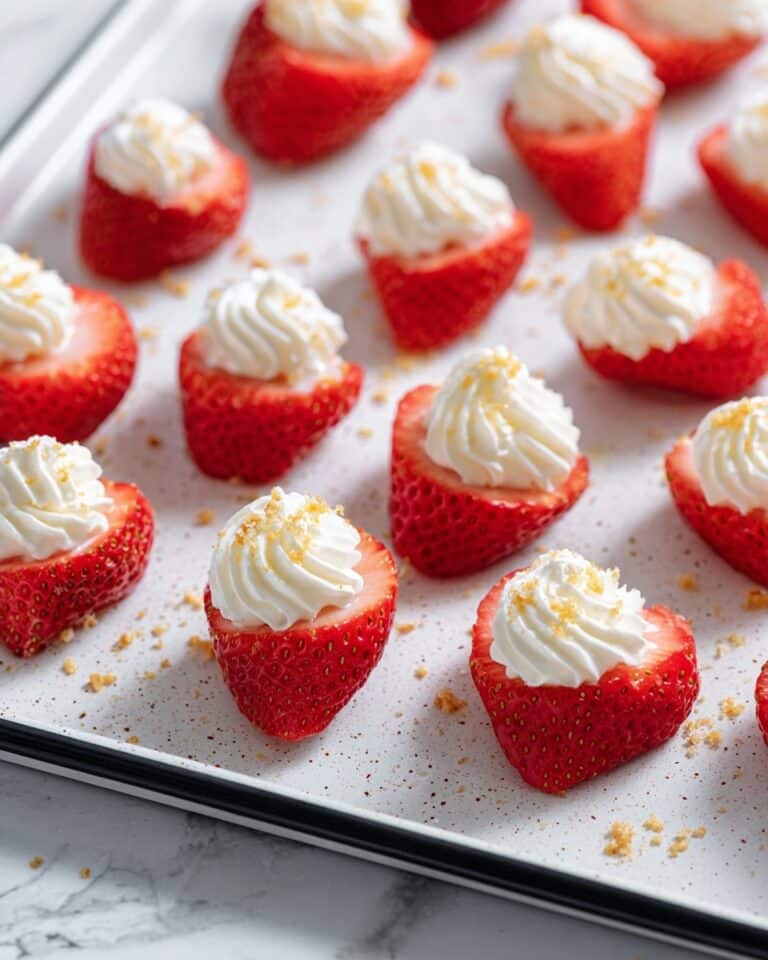 Cheesecake Deviled Strawberries Recipe